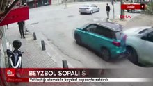 İzmir'de trafikte beyzbol sopalı saldırı kamerada
