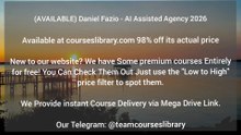 AVAILABLE) Daniel Fazio - AI Assisted Agency 2026