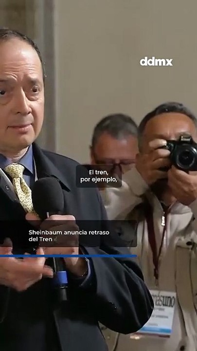 Sheinbaum anuncia retraso de Tren AIFA-Buenavista