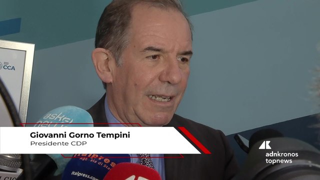 CDP, Presidente Gorno Tempini Il risparmio si ? evoluto: le imprese fanno da traino, cresce il ruolo delle donne