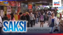 Mga pasaherong uuwi sa probinsya, dagsa sa mga terminal ng bus ngayong Martes Santo | Saksi