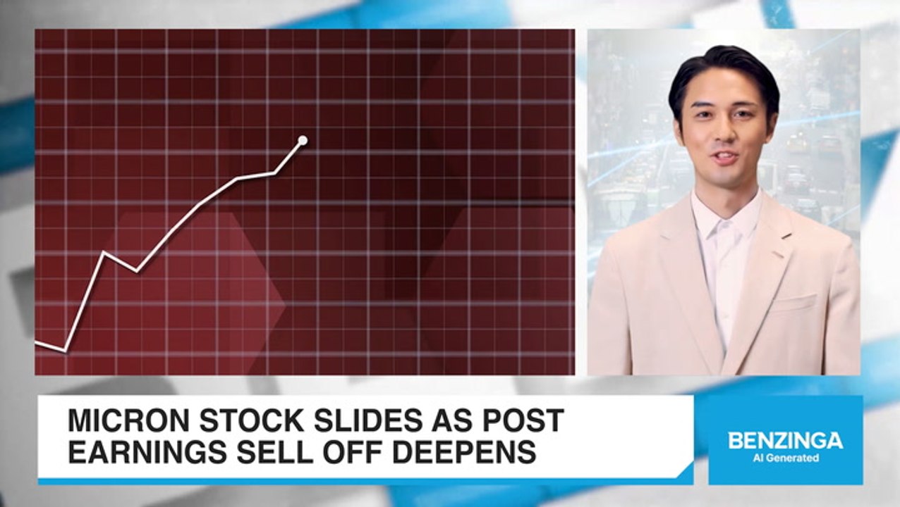 Micron Stock Slides