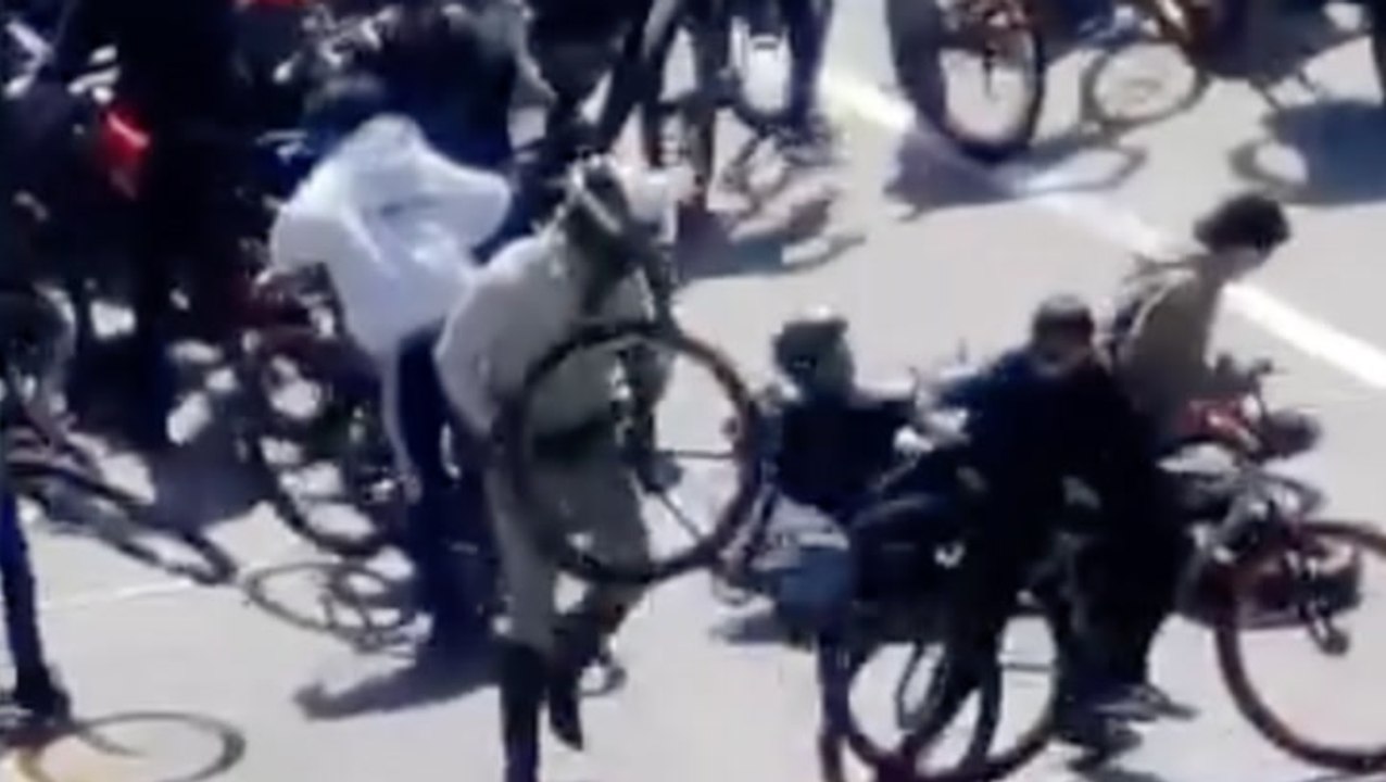 More than 80 cyclists planning to take over San Francisco Bay Bridge corralled by police