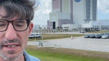 Así está el ambiente en el centro de prensa de la NASA en Houston