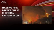 Video: Massive fire breaks out at chemical factory in UP's Bulandshahr