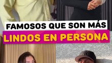 Famosos que son más lindo en personas
