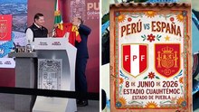 Mundial 2026: Gobernador de Puebla recibe playera de España previo al último partido de la Selección