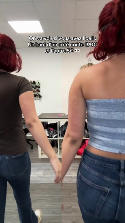 Alors à ton avis ?J’avoue pour celui là j’ai fait aucun effort 😭✨Pour celles qui ne me connaissent pas : je suis Inès, créatrice de tenues sur-mesure & upcyclées, faites à la main dans mon atelier ✂️✨PS : l’une des deux hauts a été faite par moi 😉