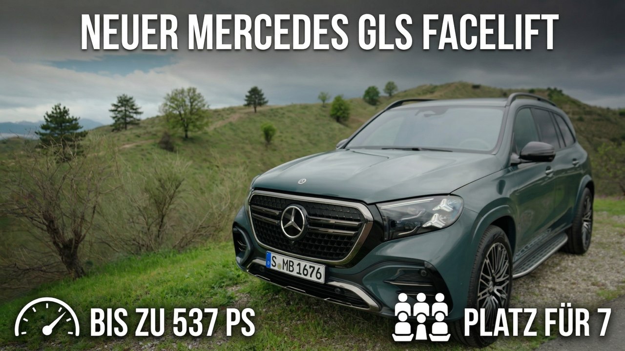 2027 Mercedes-Benz GLS 580 4MATIC Facelift: 537 PS im Luxus-SUV