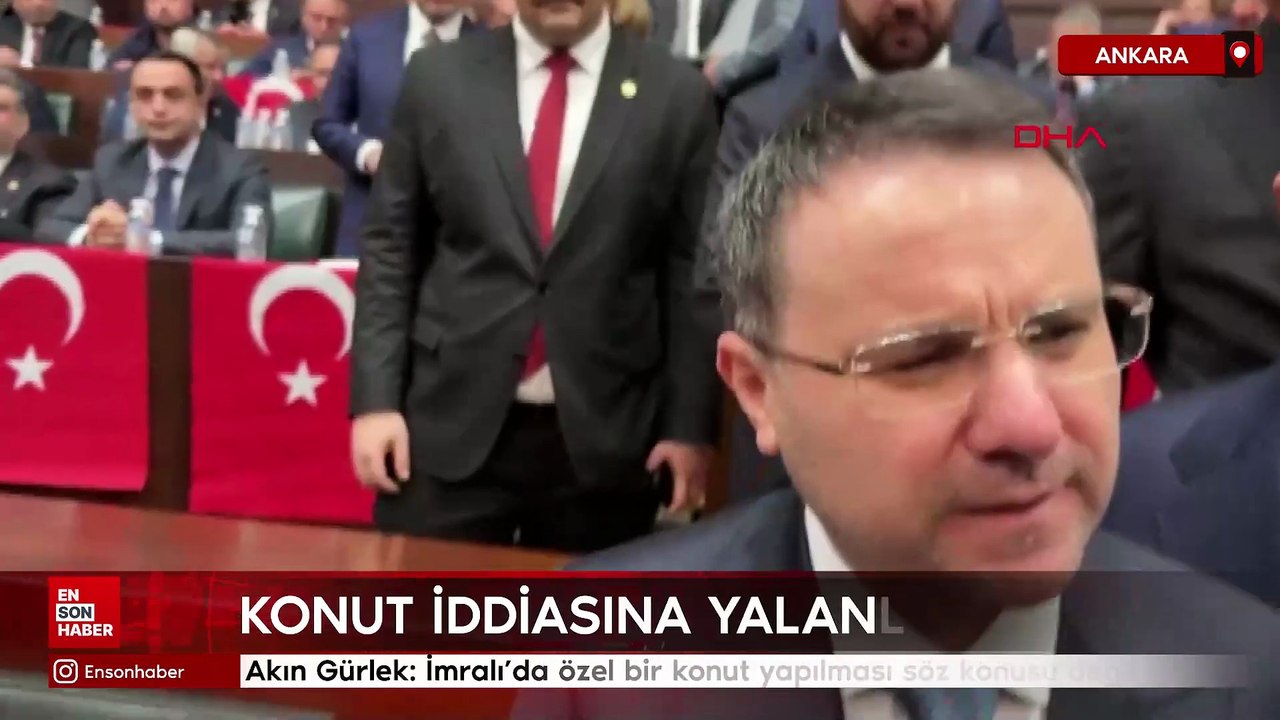 Akın Gürlek: İmralı'da özel bir konut yapılması söz konusu değil
