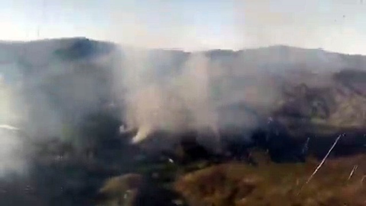 Incendio en Las Valderías