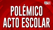 Polémico acto escolar: alumnos simularon un fusilamiento
