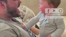 Baby Mimics Dad’s Shout! Hilarious & Heartwarming Moment|| Heartsome 💖