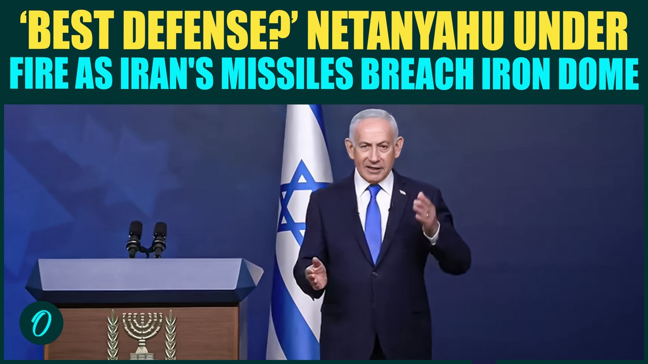 VIDEO: Netanyahu LIES on Cam as Iranian Missiles SMASH Iron Dome, POUND Tel Aviv| ‘Iron Dome BEST…’