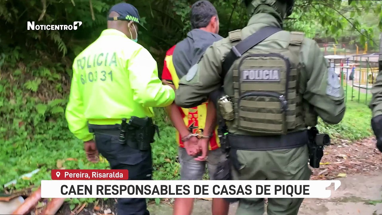 Video | Cae red vinculada a ‘casas de pique’ en Pereira: ocho personas fueron capturadas