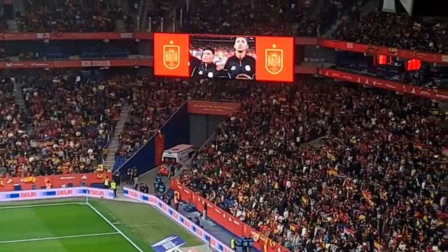 Sonada pitada a la selección de Egipto antes del partido contra España