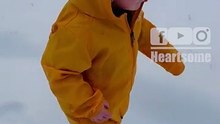 Toddler’s First Snow! Hilarious Faceplant Caught on Camera ❄️😂|| Heartsome 💖