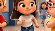 👉 🎒📚 Çizgi Film Çocuk | Okul Hikayesi 🏫 Bir Günün Hikayesi ✨ Eğitici Video🎬 5. Bölüm #shortsvideo