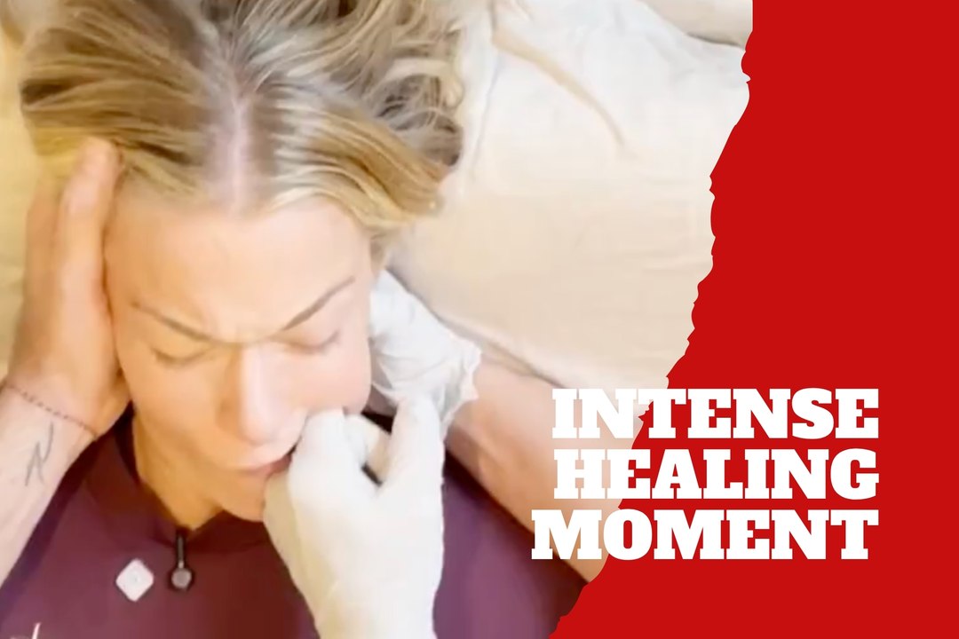 LeAnn Rimes shares emotional moment during deep jaw release therapy