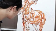 Horse 🐴🐎 painting 🎨 tutorial