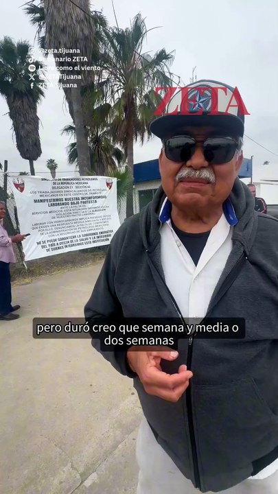 Protestan con miedo y sin servicios de salud, jubilados de Pemex en Rosarito.