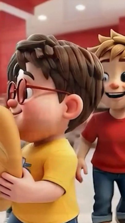 👉 🧒🛒Çizgi Film Çocuk |3D Animasyon |Eğitici Şarkı 🥛🍞 Bakkal Amca Çocuk Şarkısı ✨🎬5.Bölüm#shortsvideo