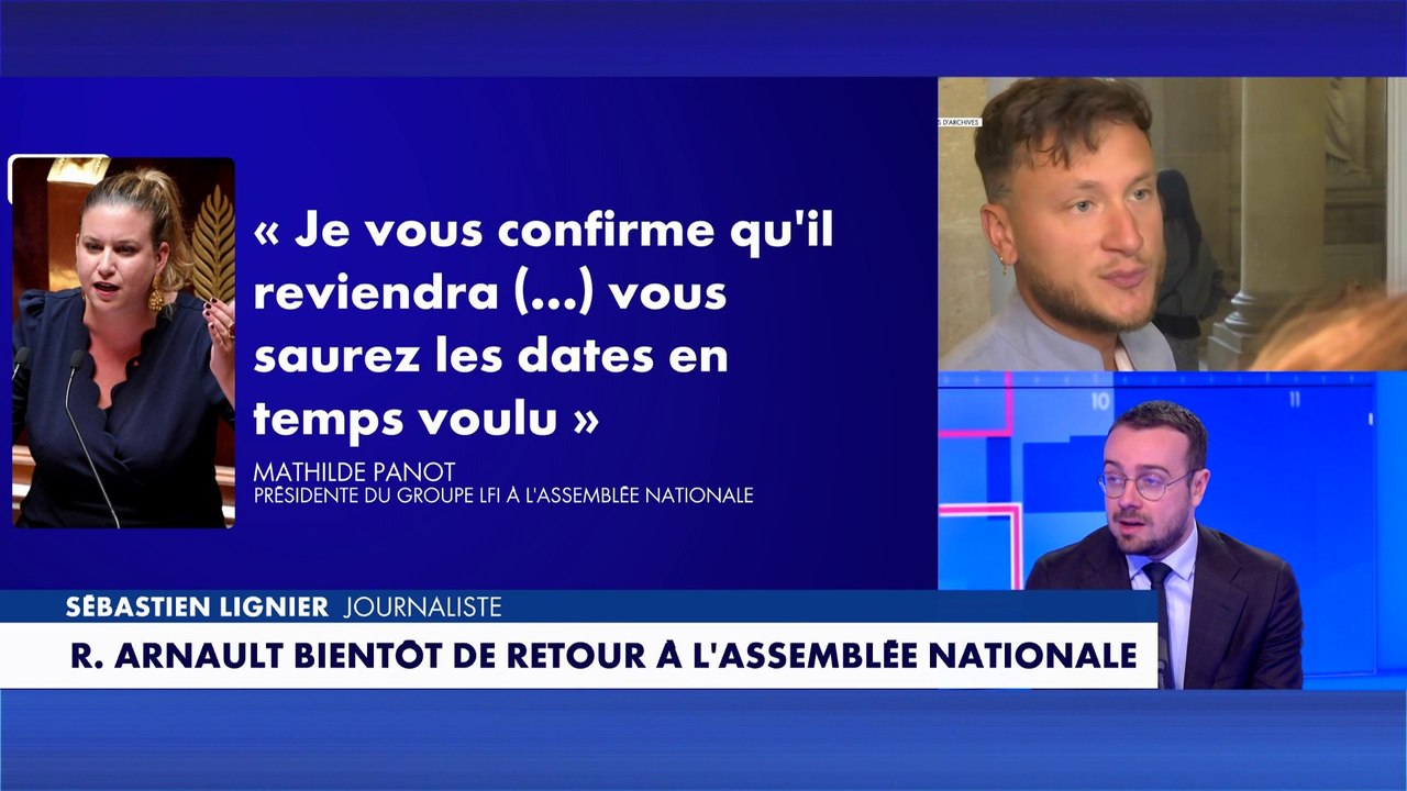 Retour de Raphaël Arnault à l’AN : «Une honte», clame Sébastien Lignier