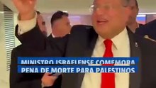 Ministro de Segurança de Israel comemora aprovação de pena de morte para palestinos