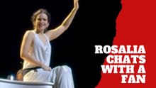 Rosalia shares hilarious exchange with fan during Madrid concert