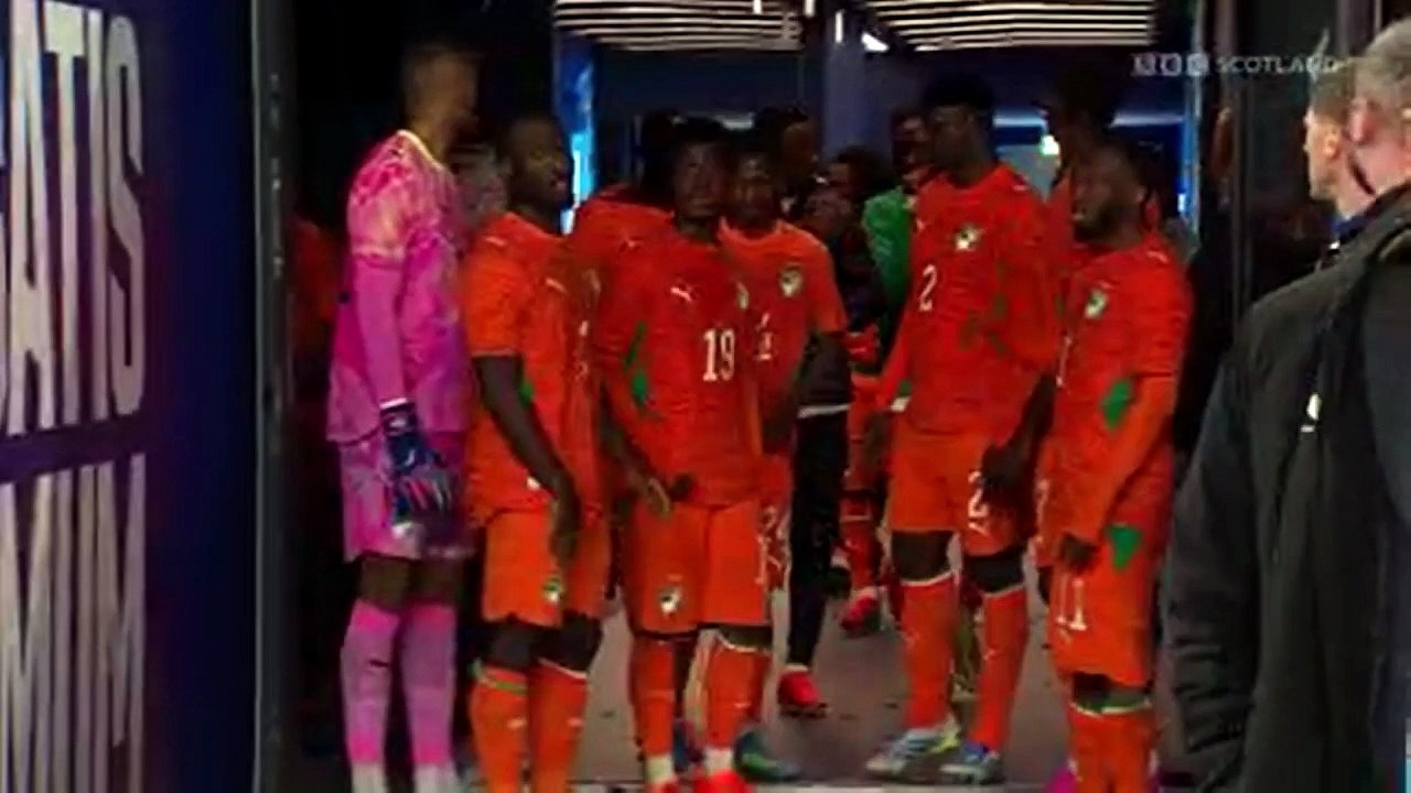 Ivory Coast Vs Scotland 2 half