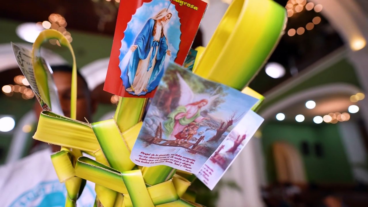 Visita de la presidenta encargada, Delcy Rodríguez, a la Iglesia de «Nuestra Señora de la Candelaria»