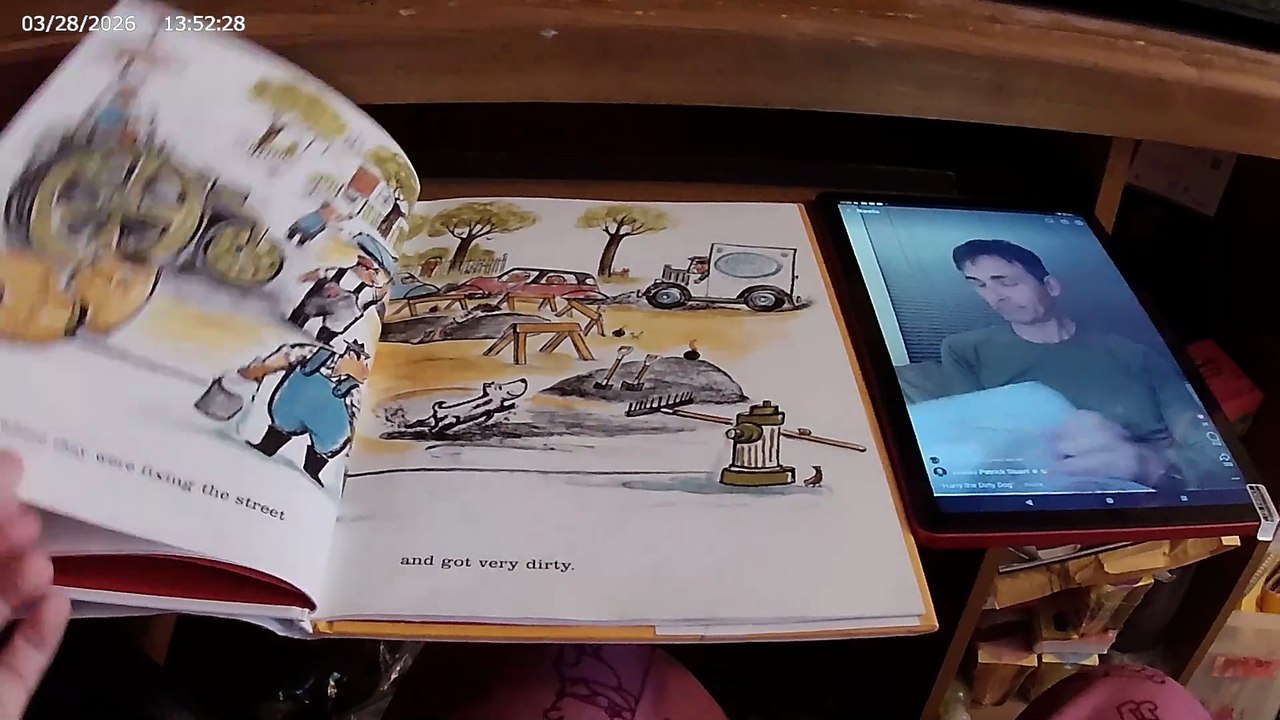 1-7-22 James Patrick Stuart "Harry the Dirty Dog" Book Reading By Gene Zion & Margaret Bloy Graham Story Time