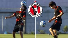 Gil Mora está de regreso y así entrena con Xolos tras su lesión