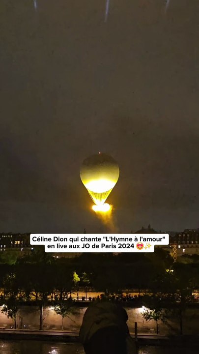 Céline Dion qui chante "L'Hymne à l'amour" en live aux JO de Paris 2024 🤩✨