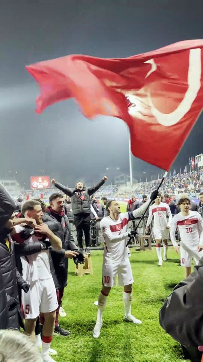 Dünya Kupası'ndayız; maç sonu sevinç görüntüleri