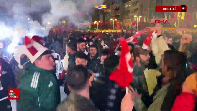 A Milli Futbol Takımının Dünya Kupası’na katılması coşkuyla kutlandı