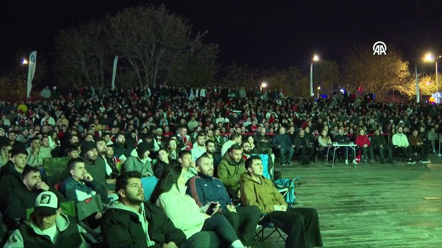 Antalya ve Isparta'da Kosova-Türkiye milli maçı dev ekranlardan izlendi | Ajansspor | AA