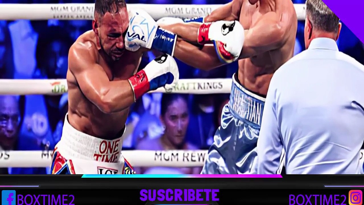 KEITH THURMAN CON LA CARA DESTROZADA DICE QUE LE PARARON MAL LA PELEA