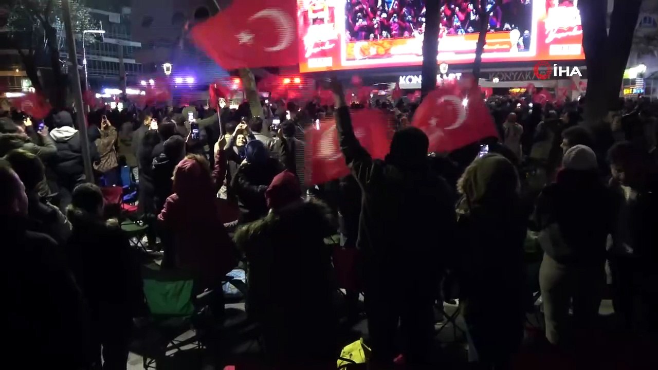 Konya’da Dünya Kupası sevinci