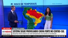 Previsão do Tempo: Sistema intensifica chuvas no Centro-Sul e traz alerta de temporais