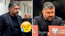 Italia fuera del Mundial 2026; Gattuso se deja ver derrotado y triste