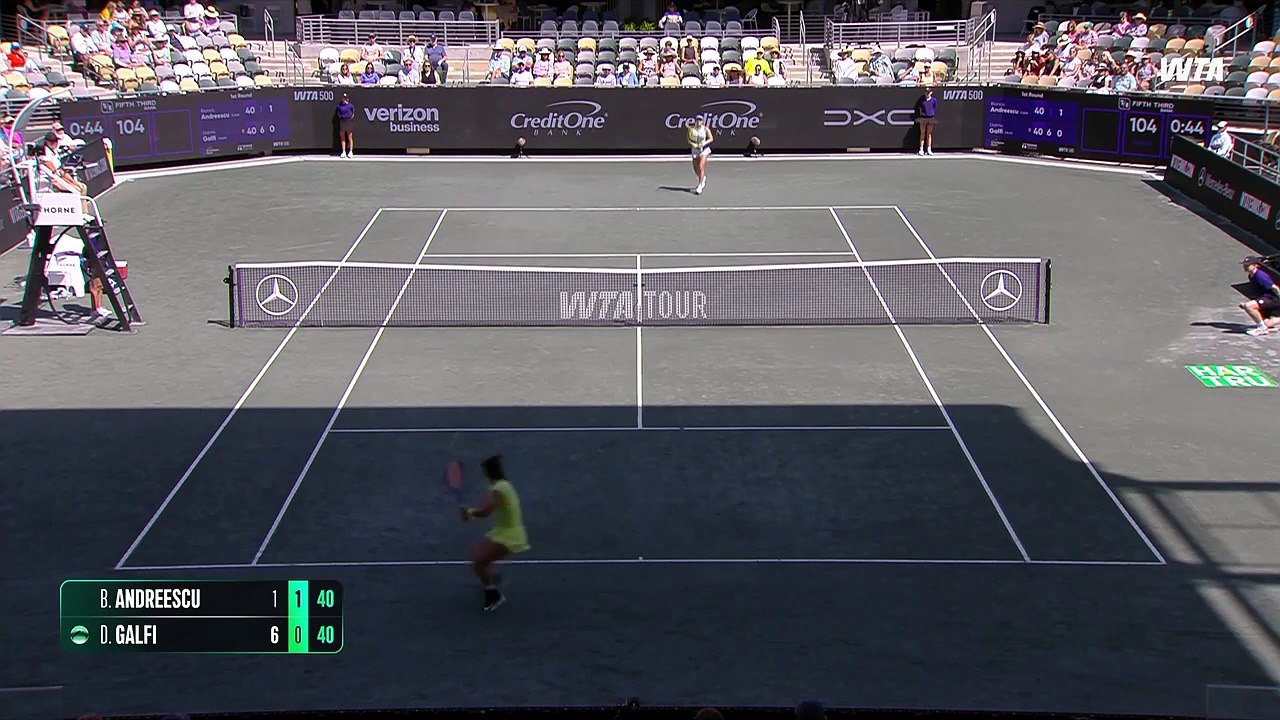 Bianca Andreescu VS Dalma Galfi | WTA Highlights | Round of 64 | Charleston 2026