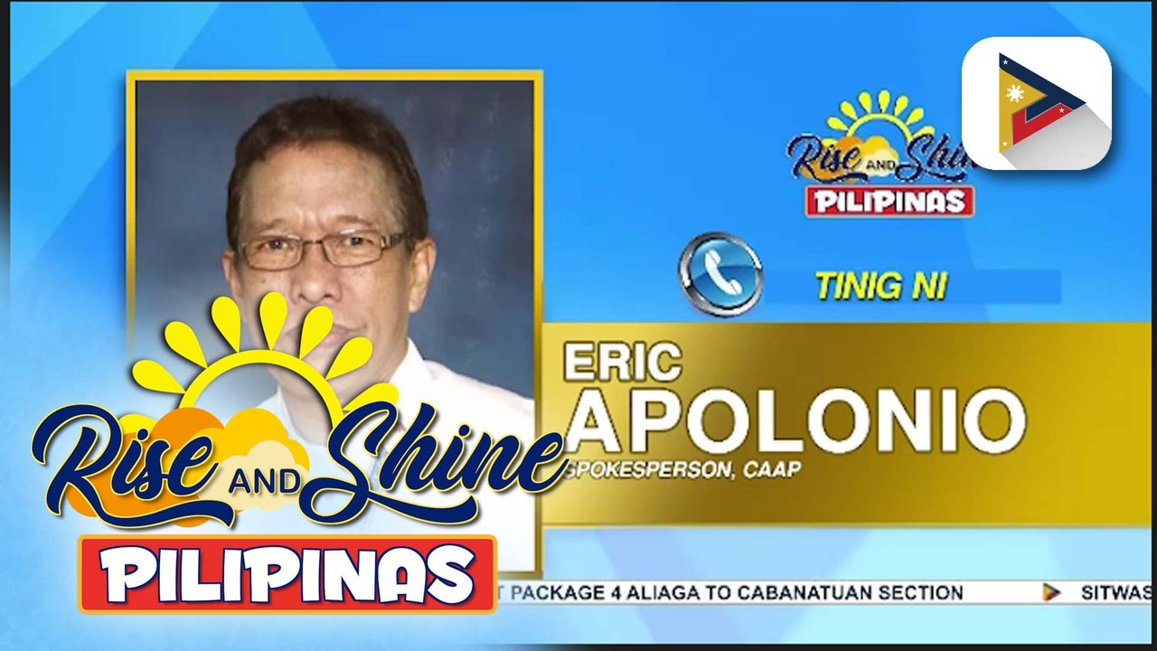 Panayam kay CAAP Spokesperson Eric Apolonio hinggil sa mga ginagawang paghahanda ng mga paliparan sa inaasahang dagsa ng mga pasahero ngayong #SemanaSanta2026