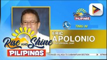 Panayam kay CAAP Spokesperson Eric Apolonio hinggil sa mga ginagawang paghahanda ng mga paliparan sa inaasahang dagsa ng mga pasahero ngayong #SemanaSanta2026