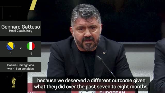 Italy World Cup failure 'hurts a lot' - Gattuso