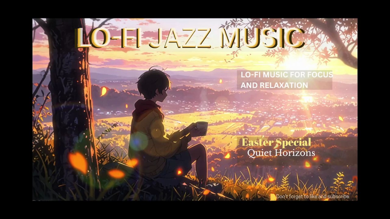LOFI JAZZ MUSIC EASTER SPECIAL: QUIET HORIZONS - Lo-fi jazz music for focus, rest, relaxation, meditation and sleep