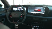 Audi RS 5 Avant in Progressiv red metallic Interior Design