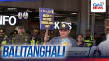 Pulisya, nag-ikot sa ilang bus station sa Cubao para matiyak ang kaligtasan ng mga bibiyahe | Balitanghali