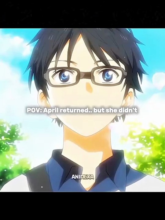 Your lie in April 😭🥀 1 April 2026 | Your lie in april Sad Edits #yourlieinapril#animesad#animeedits