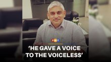 Jacob George gave voice to the voiceless, says grieving son